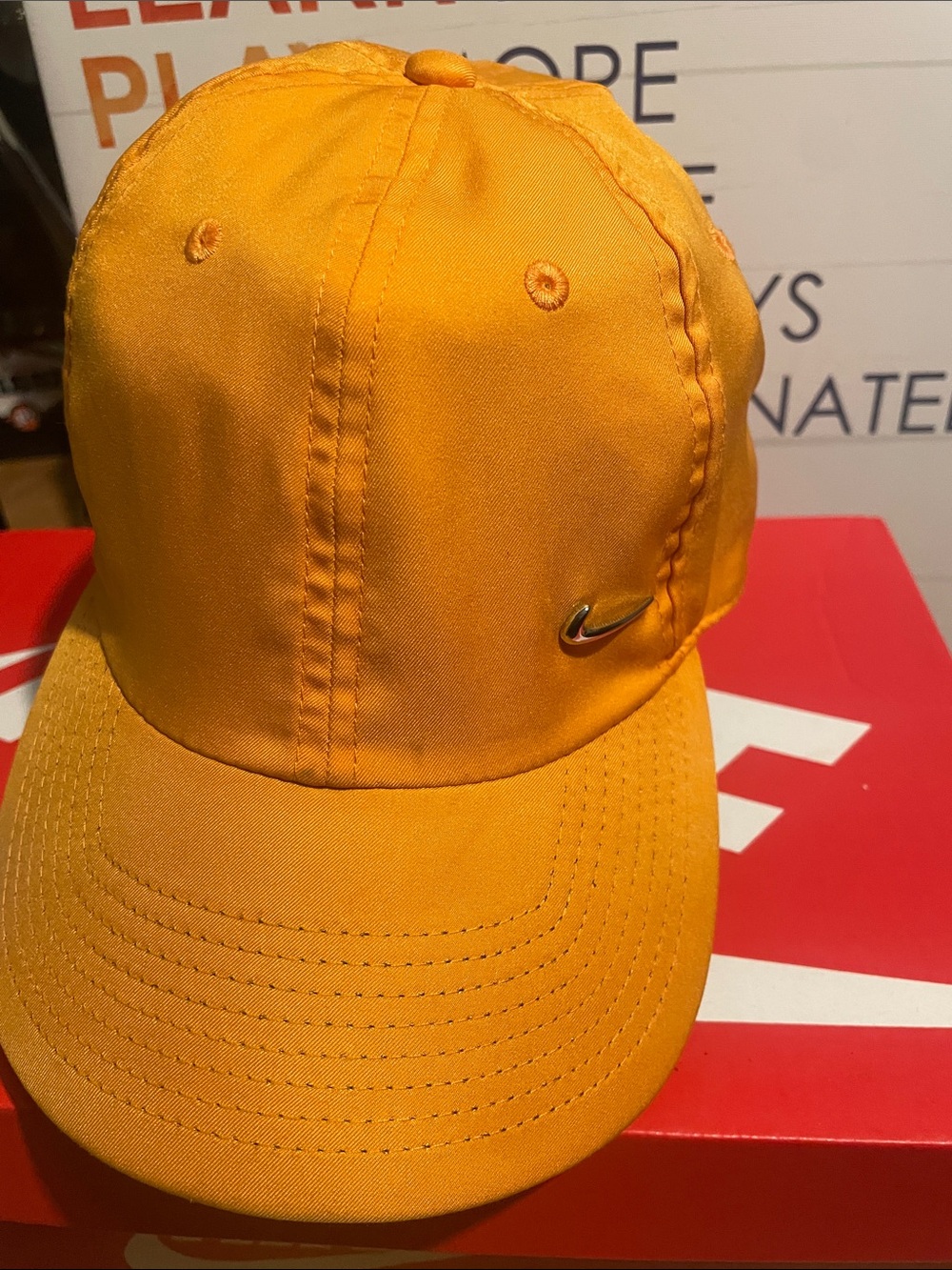 Nike Orange Men's Icon Swoosh Cap